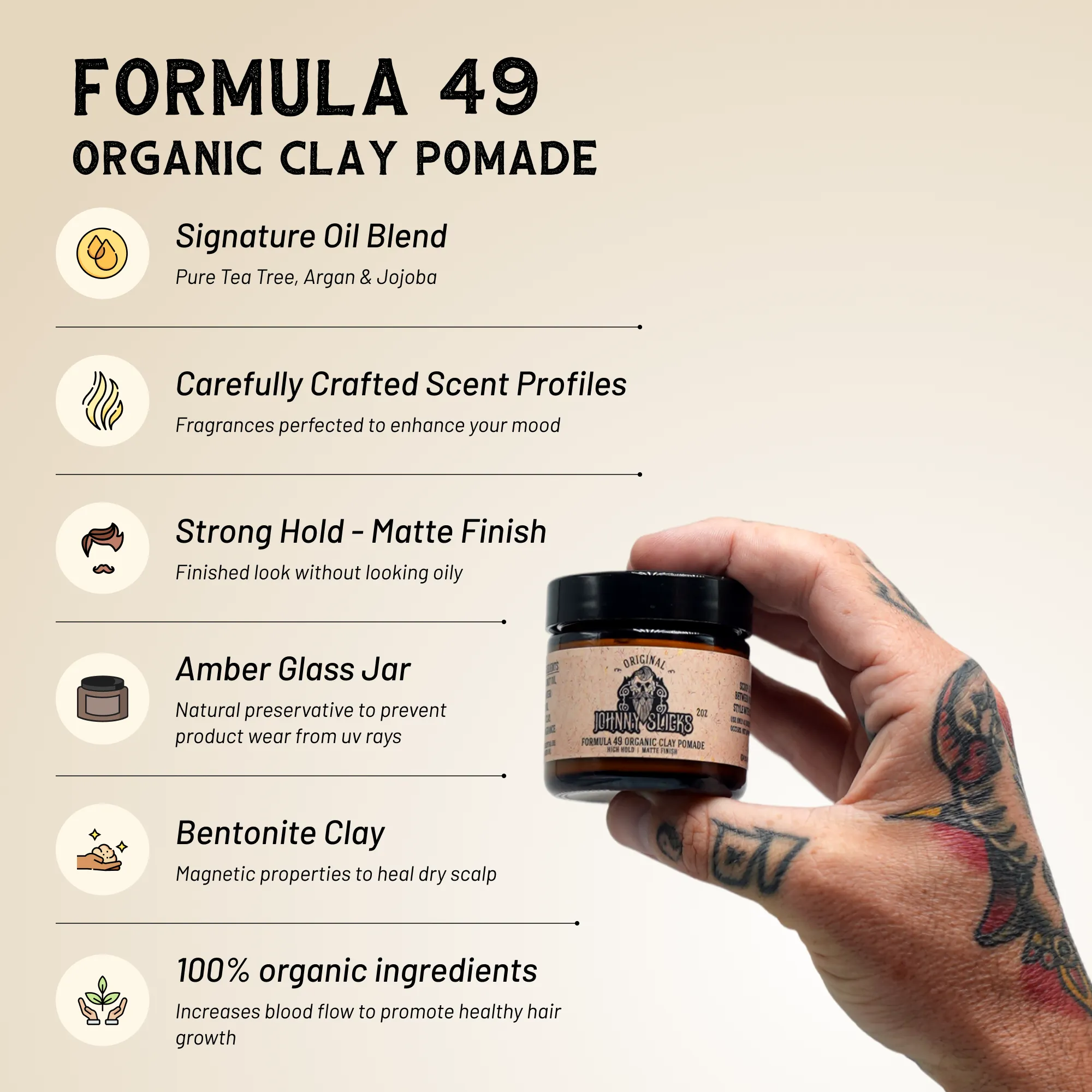 Formula 49 Clay Hair Pomade